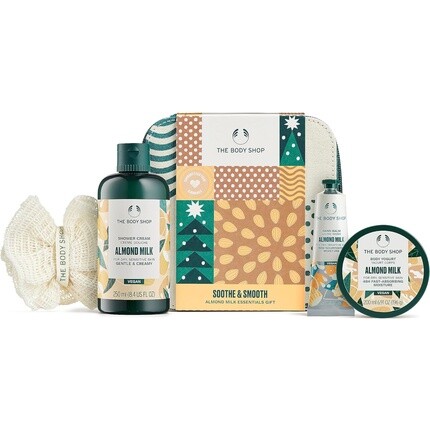 The Body Shop Soothe & Smooth Миндальное молочко Essentials для ухода за телом Праздничный подарочный набор из 5 предметов
The Body Shop Soothe & Smooth Миндальное молочко Essentials для ухода за телом Праздничный подарочный набор из 5 предметов