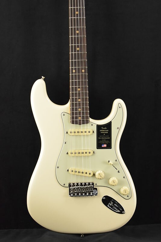 Электрогитара Fender American Vintage II 1961 Stratocaster Olympic White Rosewood Fingerboard
Электрогитара Fender American Vintage II 1961 Stratocaster Olympic White Rosewood Fingerboard