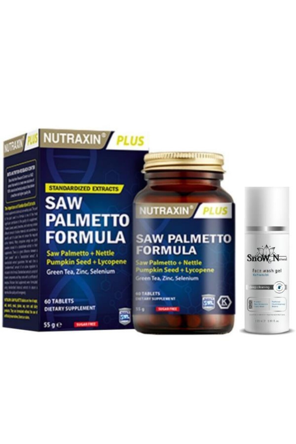 Nutraxin Saw Palmetto Formula 60 Таблетка + Очищающий гель для лица 100 мл Подарок
Nutraxin Saw Palmetto Formula 60 Таблетка + Очищающий гель для лица 100 мл Подарок