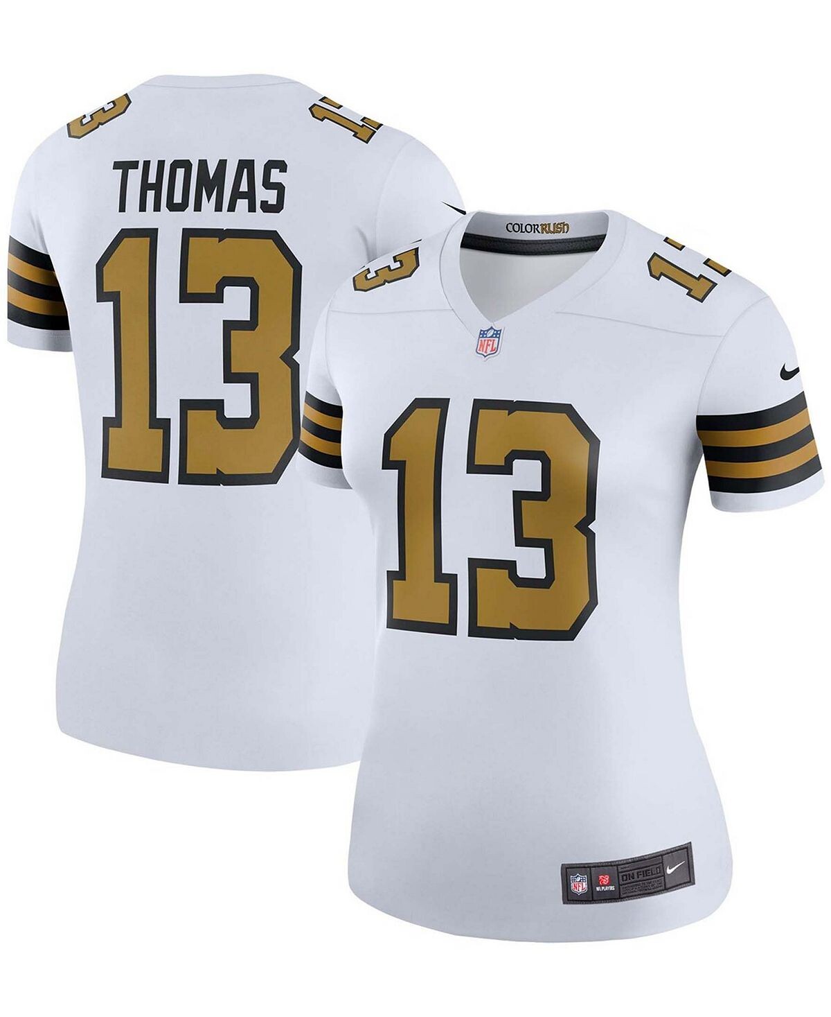 Женская белая майка Michael Thomas New Orleans Saints Color Rush Legend Player Nike, белый
Женская белая майка Michael Thomas New Orleans Saints Color Rush Legend Player Nike, белый