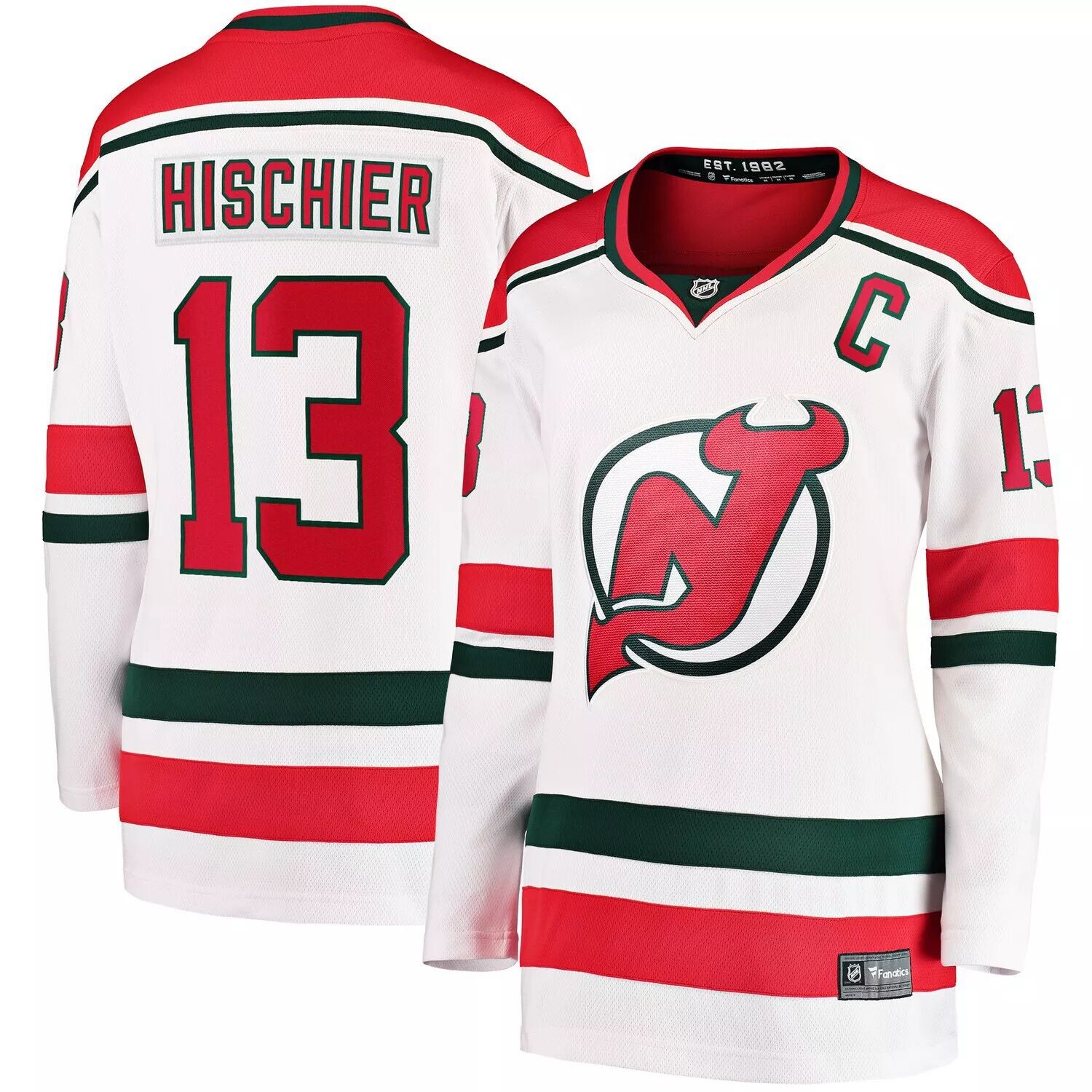 Женская белая футболка Fanatics Branded Nico Hischier New Jersey Devils 2022/23 Heritage Premier Premier Fanatics, Белый
Женская белая футболка Fanatics Branded Nico Hischier New Jersey Devils 2022/23 Heritage Premier Premier Fanatics, Белый