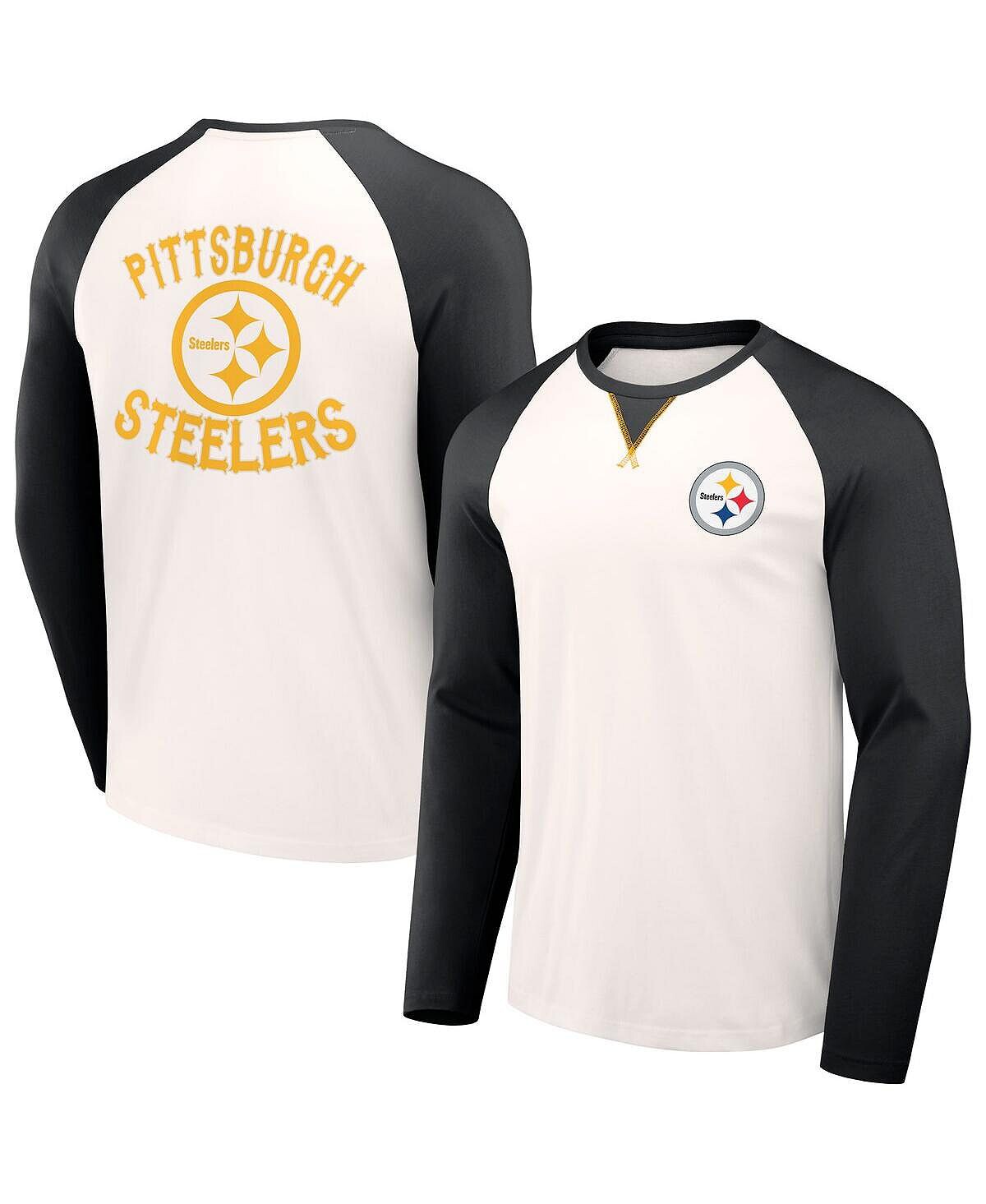 Мужская черная футболка NFL x Darius Rucker Collection от Cream, черная футболка реглан с длинными рукавами Pittsburgh Steelers Fanatics, Черный
Мужская черная футболка NFL x Darius Rucker Collection от Cream, черная футболка реглан с длинными рукавами Pittsburgh Steelers Fanatics, Черный