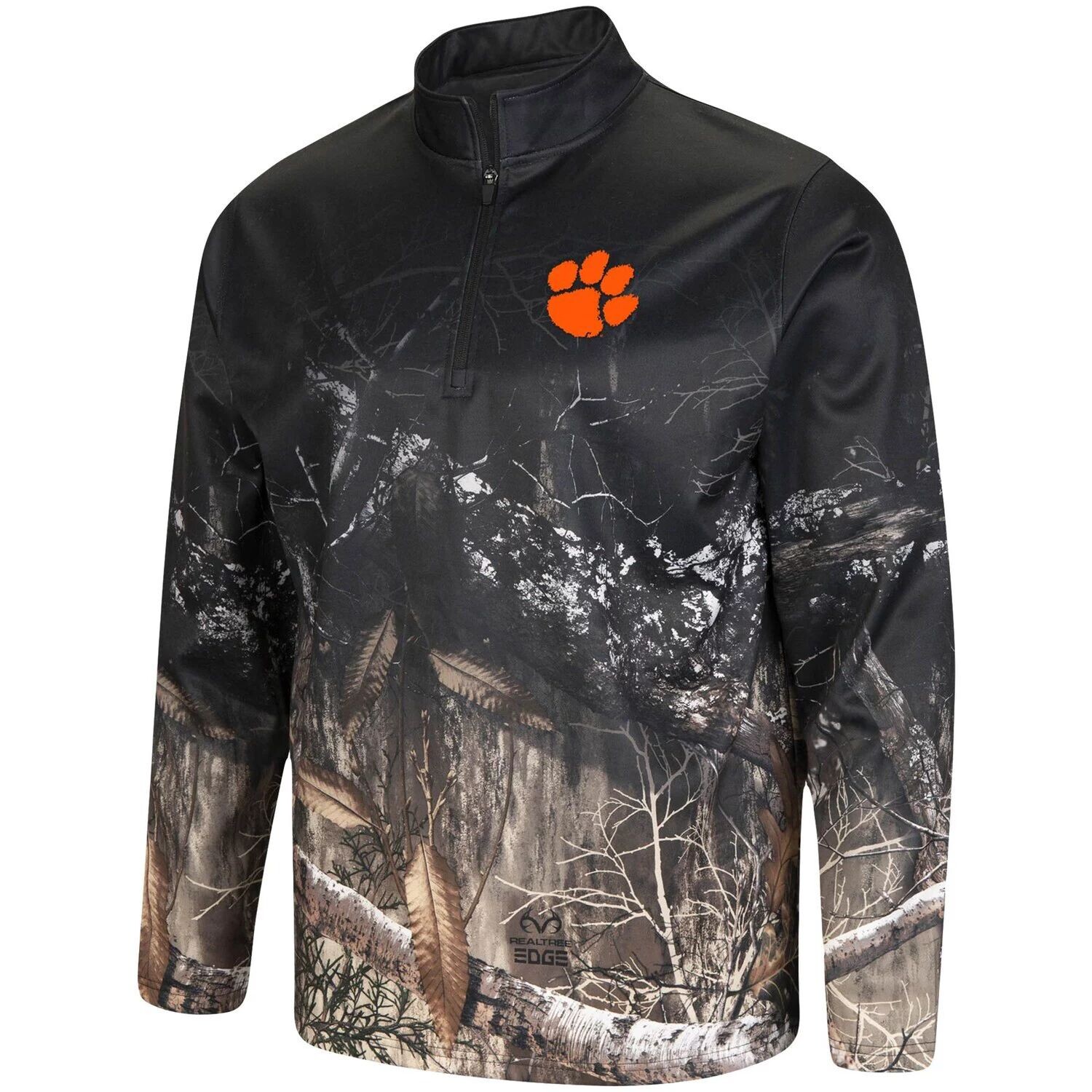Мужская куртка с молнией до четверти черного цвета/Realtree Camo Clemson Tigers Creek Colosseum, Черный
Мужская куртка с молнией до четверти черного цвета/Realtree Camo Clemson Tigers Creek Colosseum, Черный