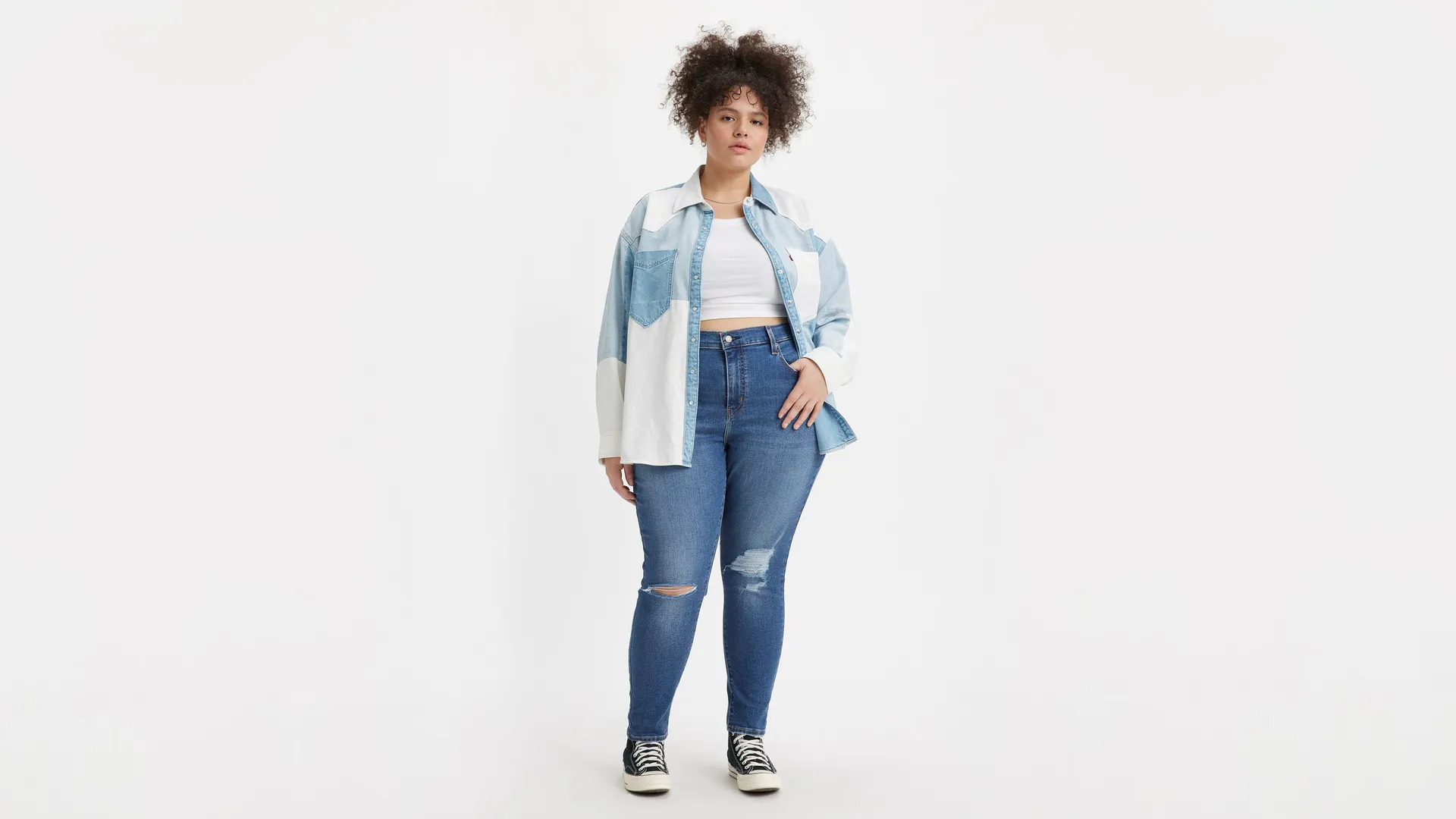 721 женские джинсы скинни с высокой посадкой (большие размеры) Levi's, цвет Straight Through - Dark Wash
721 женские джинсы скинни с высокой посадкой (большие размеры) Levi's, цвет Straight Through - Dark Wash
