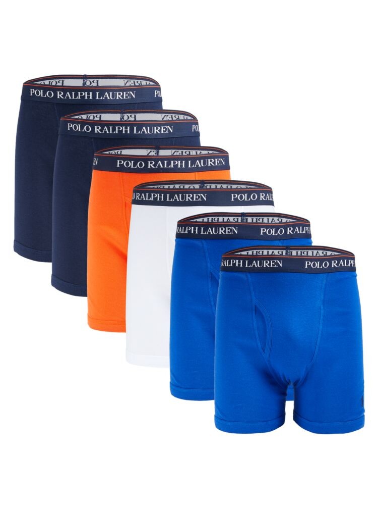 Комплект из 6 трусов-боксеров классического кроя с логотипом Polo Ralph Lauren, цвет Cruise Multi
Комплект из 6 трусов-боксеров классического кроя с логотипом Polo Ralph Lauren, цвет Cruise Multi