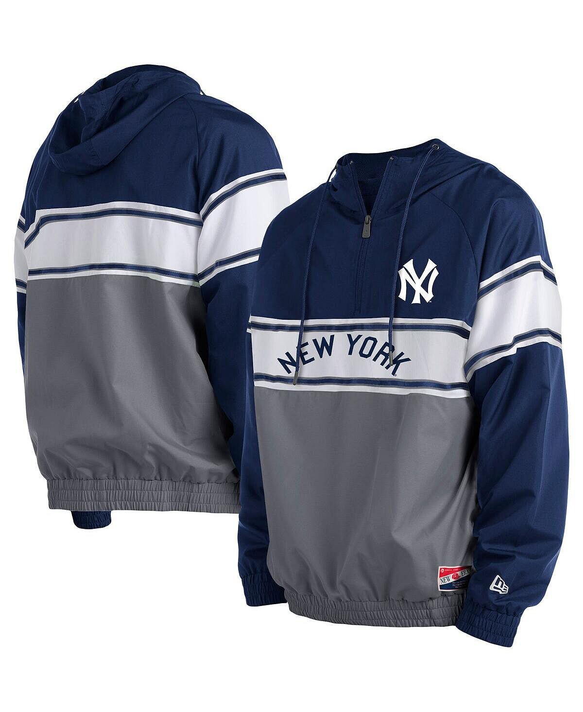 Мужская темно-синяя толстовка с молнией на четверть и реглан New York Yankees Ripstop New Era, Синий
Мужская темно-синяя толстовка с молнией на четверть и реглан New York Yankees Ripstop New Era, Синий