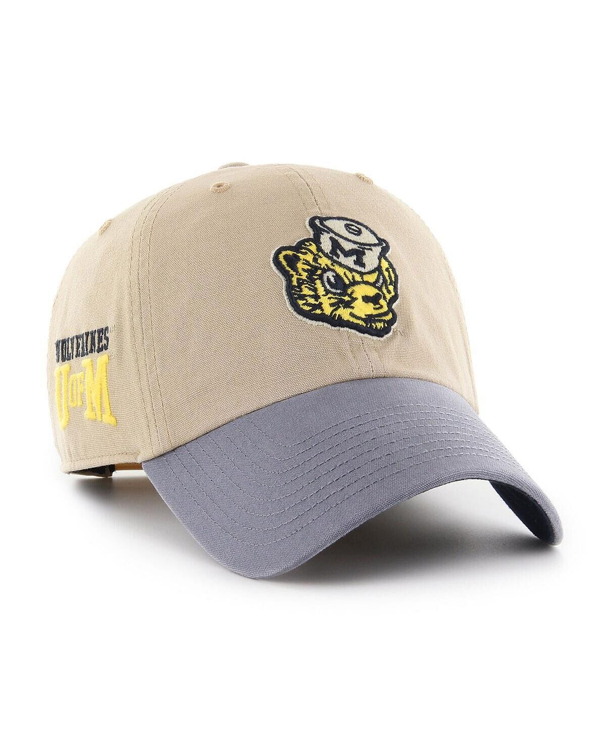 Мужская регулируемая шапка цвета хаки Michigan Wolverines Ashford Clean Up '47 Brand
Мужская регулируемая шапка цвета хаки Michigan Wolverines Ashford Clean Up '47 Brand