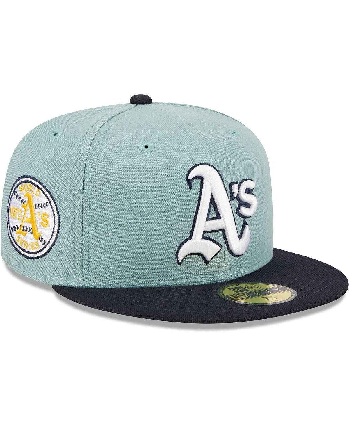 Мужская светло-синяя, темно-синяя шляпа Oakland Athletics Beach Kiss 59FIFTY New Era
Мужская светло-синяя, темно-синяя шляпа Oakland Athletics Beach Kiss 59FIFTY New Era