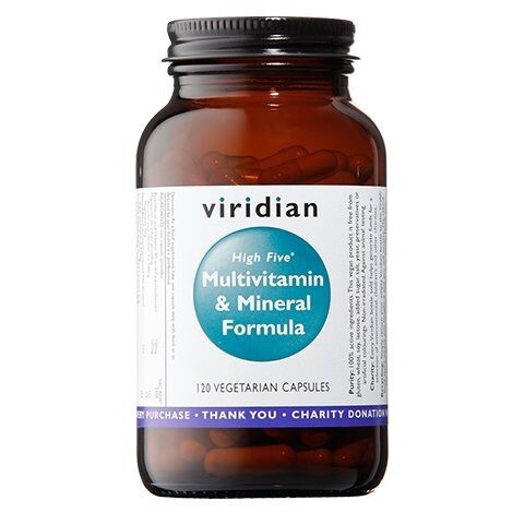 Набор витаминов и минералов Viridian High Five Multivit & Mineral Formula, 120 шт
Набор витаминов и минералов Viridian High Five Multivit & Mineral Formula, 120 шт