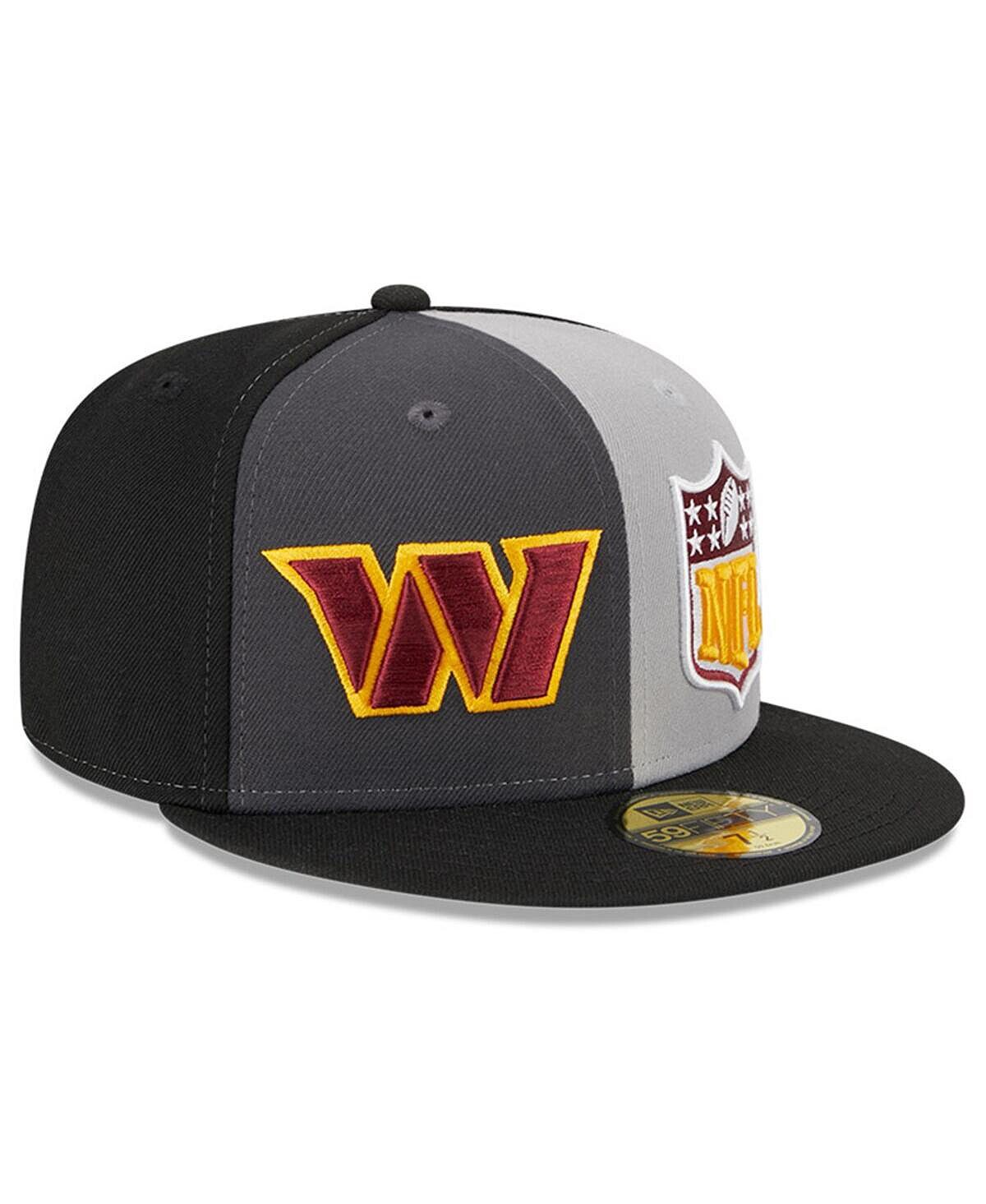 Мужская серо-черная приталенная кепка Washington Commanders 2023 Sideline 59FIFTY New Era
Мужская серо-черная приталенная кепка Washington Commanders 2023 Sideline 59FIFTY New Era