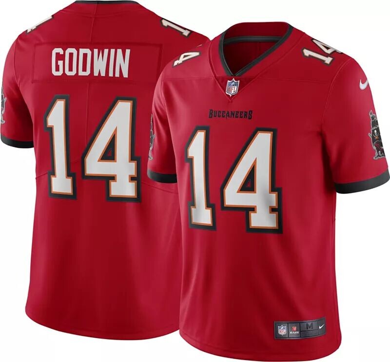 Мужская красная майка Nike Tampa Bay Buccaneers Chris Godwin #14 Vapor Limited
Мужская красная майка Nike Tampa Bay Buccaneers Chris Godwin #14 Vapor Limited