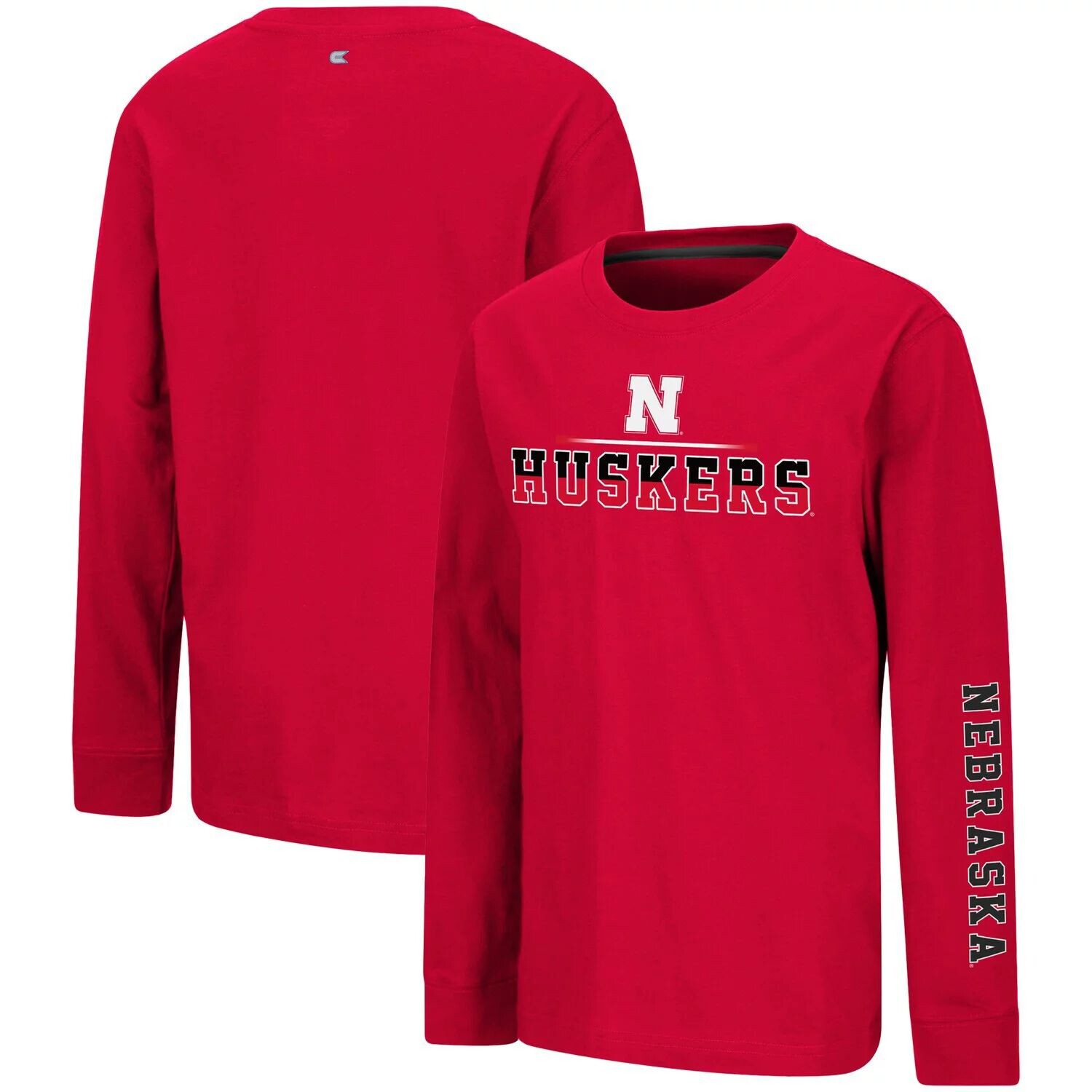 Молодежная футболка Colosseum Scarlet Nebraska Huskers Two-Hit с длинными рукавами Colosseum
Молодежная футболка Colosseum Scarlet Nebraska Huskers Two-Hit с длинными рукавами Colosseum