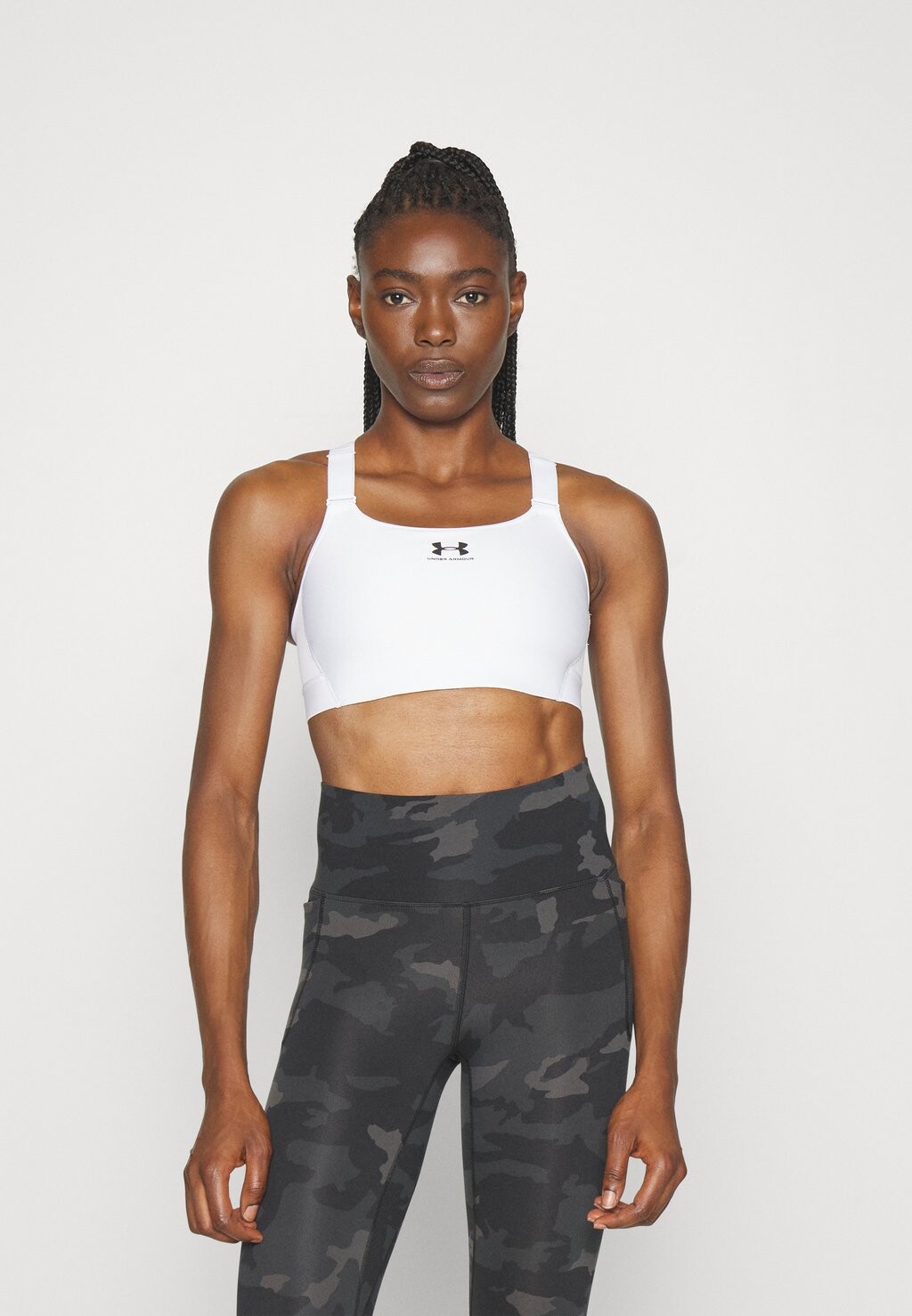 Спортивный бюстгальтер с высокой поддержкой HIGH Under Armour, белый/угольно-серый
Спортивный бюстгальтер с высокой поддержкой HIGH Under Armour, белый/угольно-серый