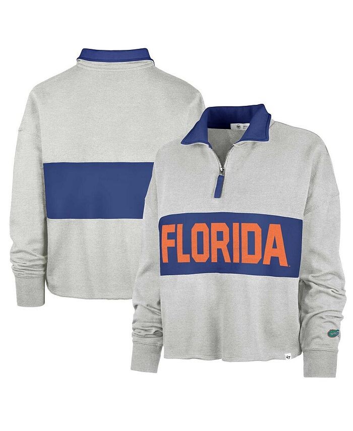 Женский серый укороченный свитшот Florida Gators Next Level Remi с молнией четверть '47 Brand, серый
Женский серый укороченный свитшот Florida Gators Next Level Remi с молнией четверть '47 Brand, серый