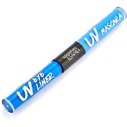 Подводка для глаз и тушь для ресниц UV Glow Blacklight Duo Blue, 6 мл — дневной или ночной макияж для сцены, вечеринки или костюма от Splashes & Spills
Подводка для глаз и тушь для ресниц UV Glow Blacklight Duo Blue, 6 мл — дневной или ночной макияж для сцены, вечеринки или костюма от Splashes & Spills