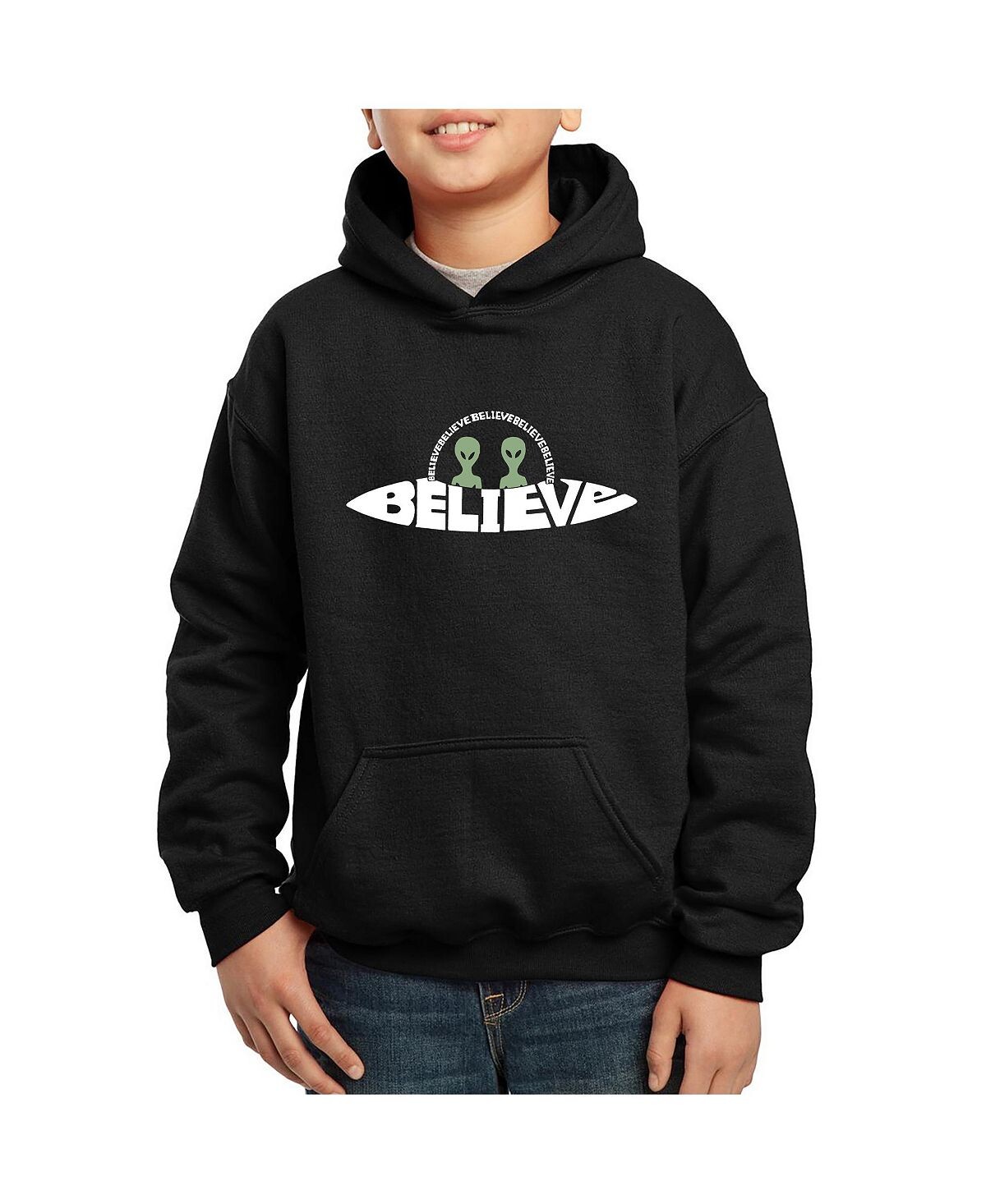 Believe UFO — толстовка с капюшоном для мальчиков с принтом Word Art LA Pop Art
Believe UFO — толстовка с капюшоном для мальчиков с принтом Word Art LA Pop Art