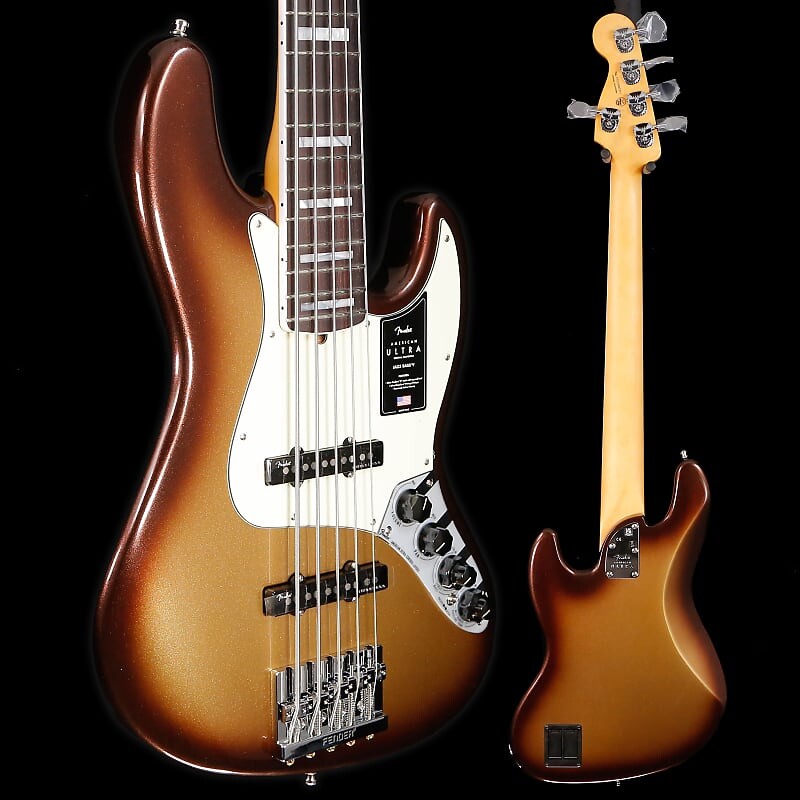 Басс гитара Fender American Ultra Jazz Bass V, Rosewood Fingerboard, Mocha Burst
Басс гитара Fender American Ultra Jazz Bass V, Rosewood Fingerboard, Mocha Burst