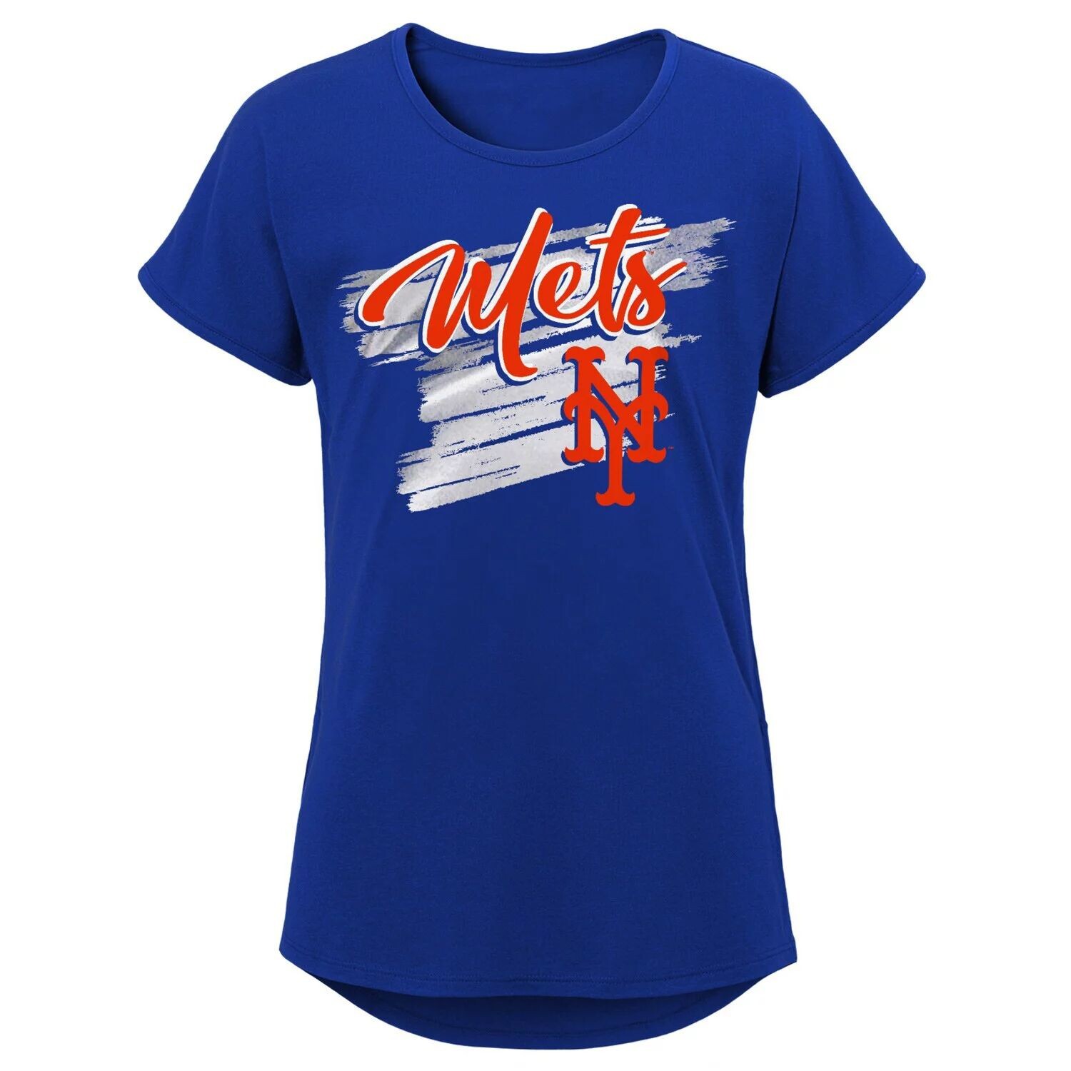 Футболка с круглым вырезом для девочек и молодежи Royal New York Mets Dream Outerstuff
Футболка с круглым вырезом для девочек и молодежи Royal New York Mets Dream Outerstuff