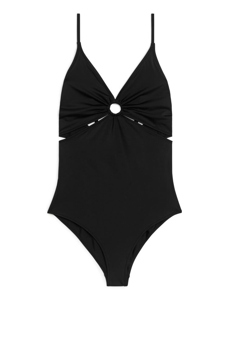 Купальник с вырезами Arket, черный
Купальник с вырезами Arket, черный