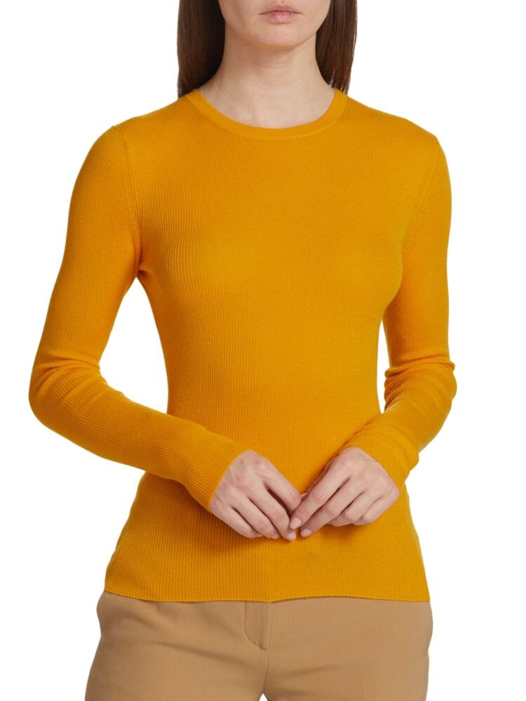 Кашемировый свитер Hutton в рубчик Michael Kors Collection, цвет Marigold
Кашемировый свитер Hutton в рубчик Michael Kors Collection, цвет Marigold