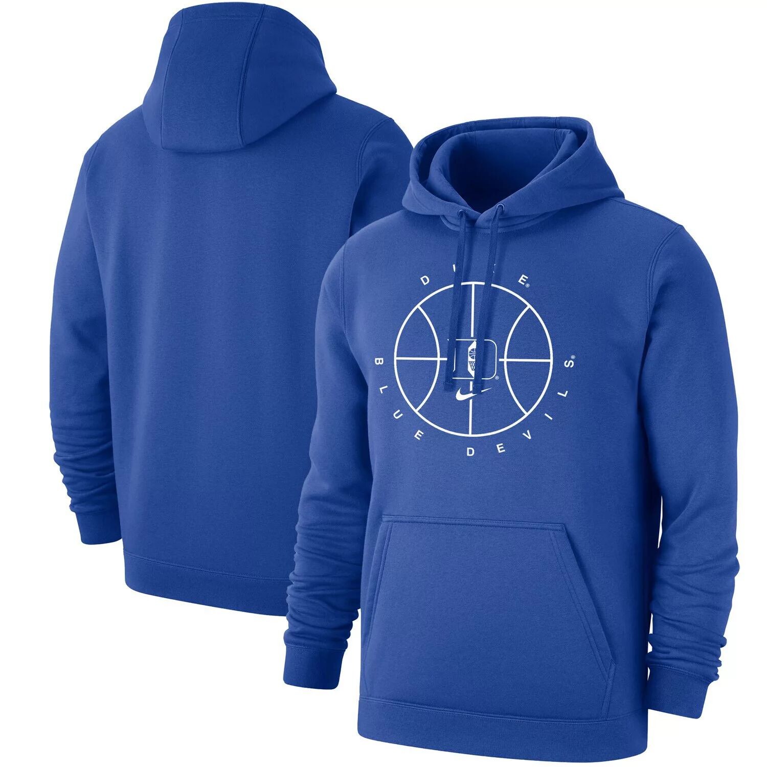 Мужской флисовый пуловер с капюшоном Royal Duke Blue Devils Basketball Icon Club Nike
Мужской флисовый пуловер с капюшоном Royal Duke Blue Devils Basketball Icon Club Nike