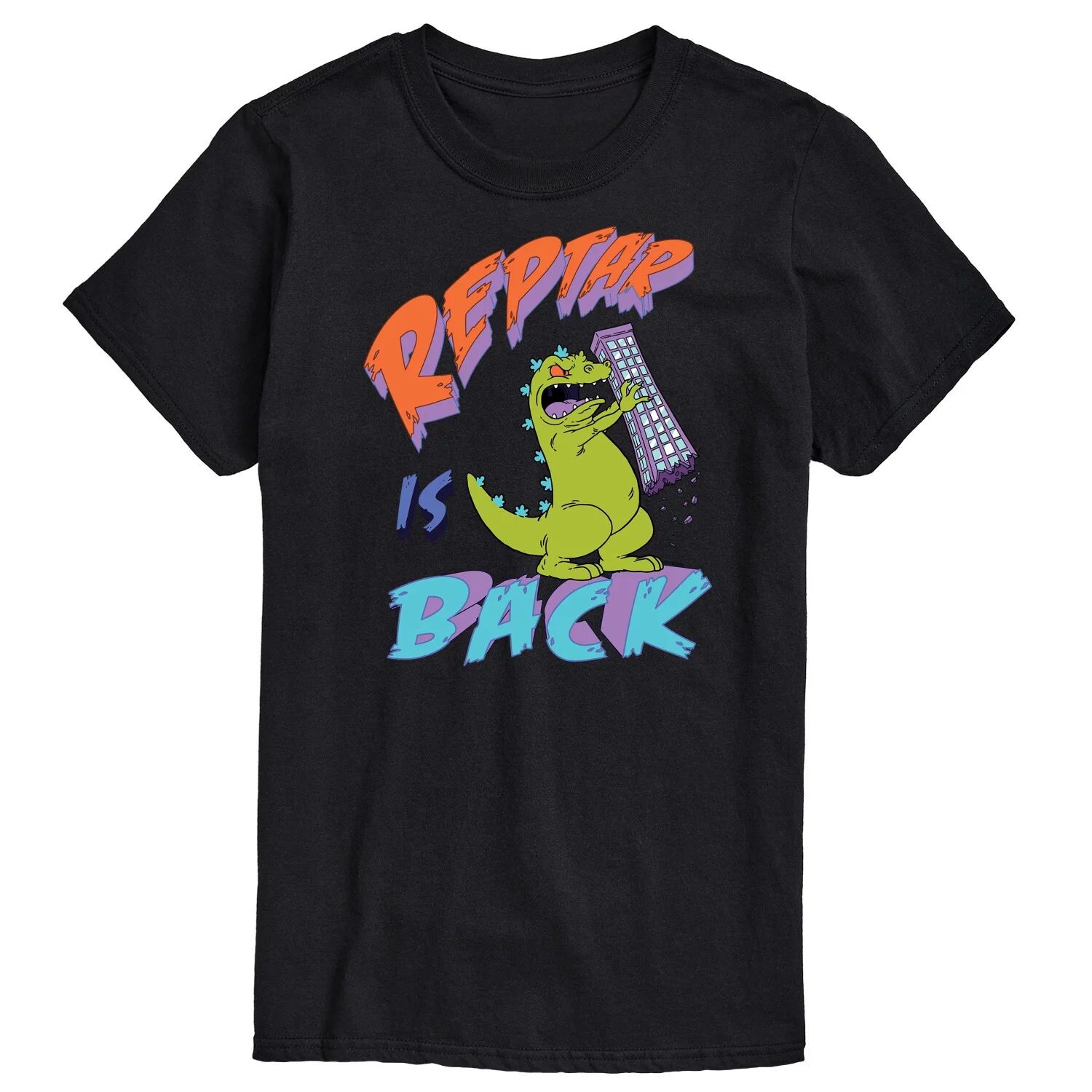 Футболка Big & Tall Rugrats Reptar Is Back с графическим рисунком Nickelodeon, черный
Футболка Big & Tall Rugrats Reptar Is Back с графическим рисунком Nickelodeon, черный
