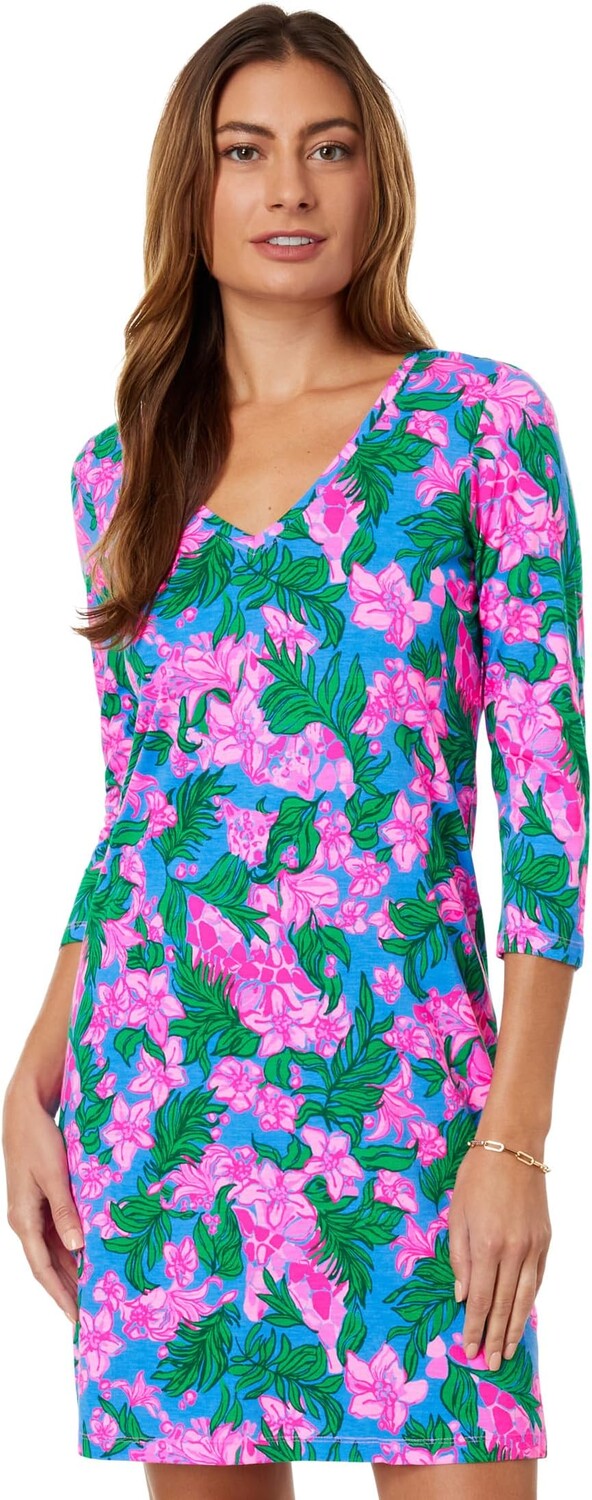 Платье Tessa с V-образным вырезом и рукавами 3/4 Lilly Pulitzer, цвет Cerise Pink Safari Sunset
Платье Tessa с V-образным вырезом и рукавами 3/4 Lilly Pulitzer, цвет Cerise Pink Safari Sunset