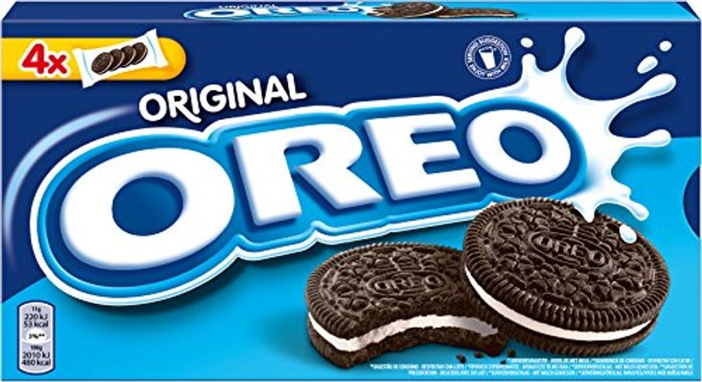 Oreo Original - Вкусное двойное печенье с кремовой начинкой - коробка - 12 x 176 г Jacobs
Oreo Original - Вкусное двойное печенье с кремовой начинкой - коробка - 12 x 176 г Jacobs