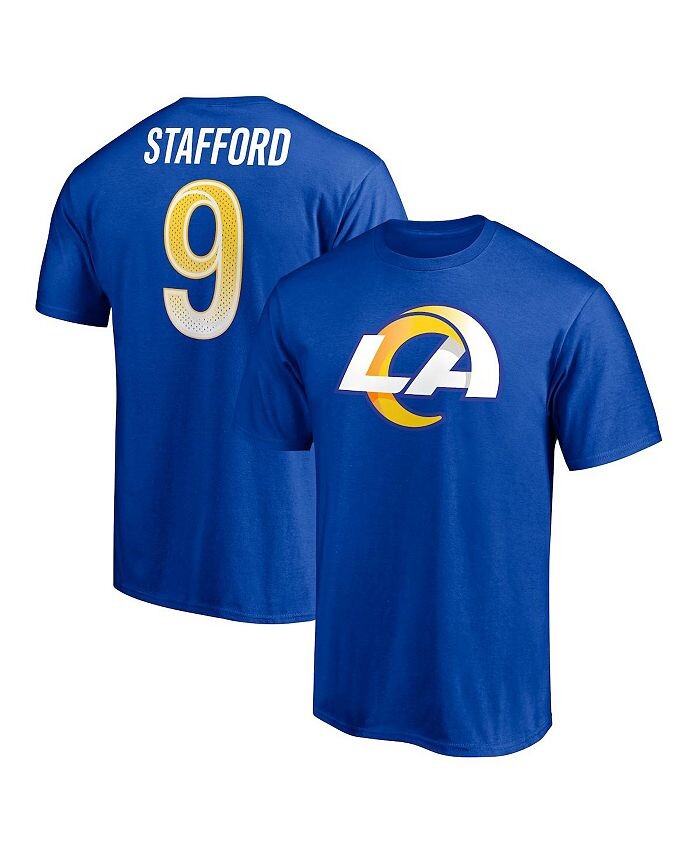 Мужская футболка Matthew Stafford Royal Los Angeles Rams Player Icon Fanatics, синий
Мужская футболка Matthew Stafford Royal Los Angeles Rams Player Icon Fanatics, синий