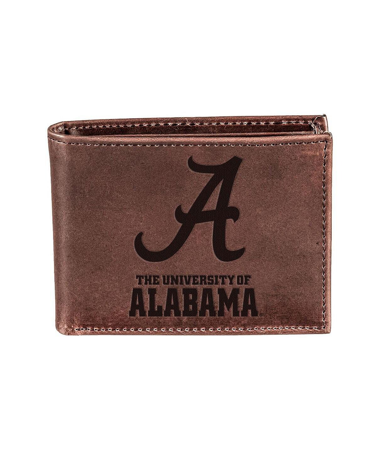 Мужской коричневый кожаный кошелек двойного сложения Alabama Crimson Tide Evergreen Enterprises
Мужской коричневый кожаный кошелек двойного сложения Alabama Crimson Tide Evergreen Enterprises