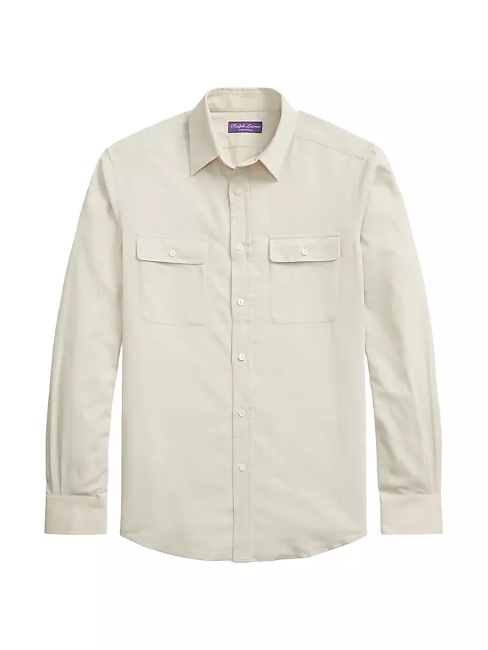 Вельветовая хлопковая рубашка Wale с длинными рукавами Ralph Lauren Purple Label, цвет cream
Вельветовая хлопковая рубашка Wale с длинными рукавами Ralph Lauren Purple Label, цвет cream
