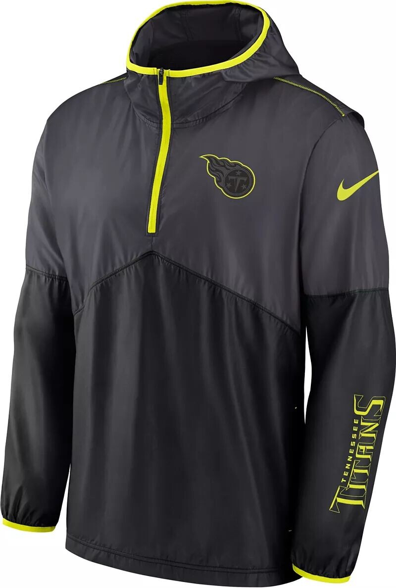 Мужская куртка Nike Tennessee Titans 2023 Volt антрацитового цвета с молнией до половины
Мужская куртка Nike Tennessee Titans 2023 Volt антрацитового цвета с молнией до половины