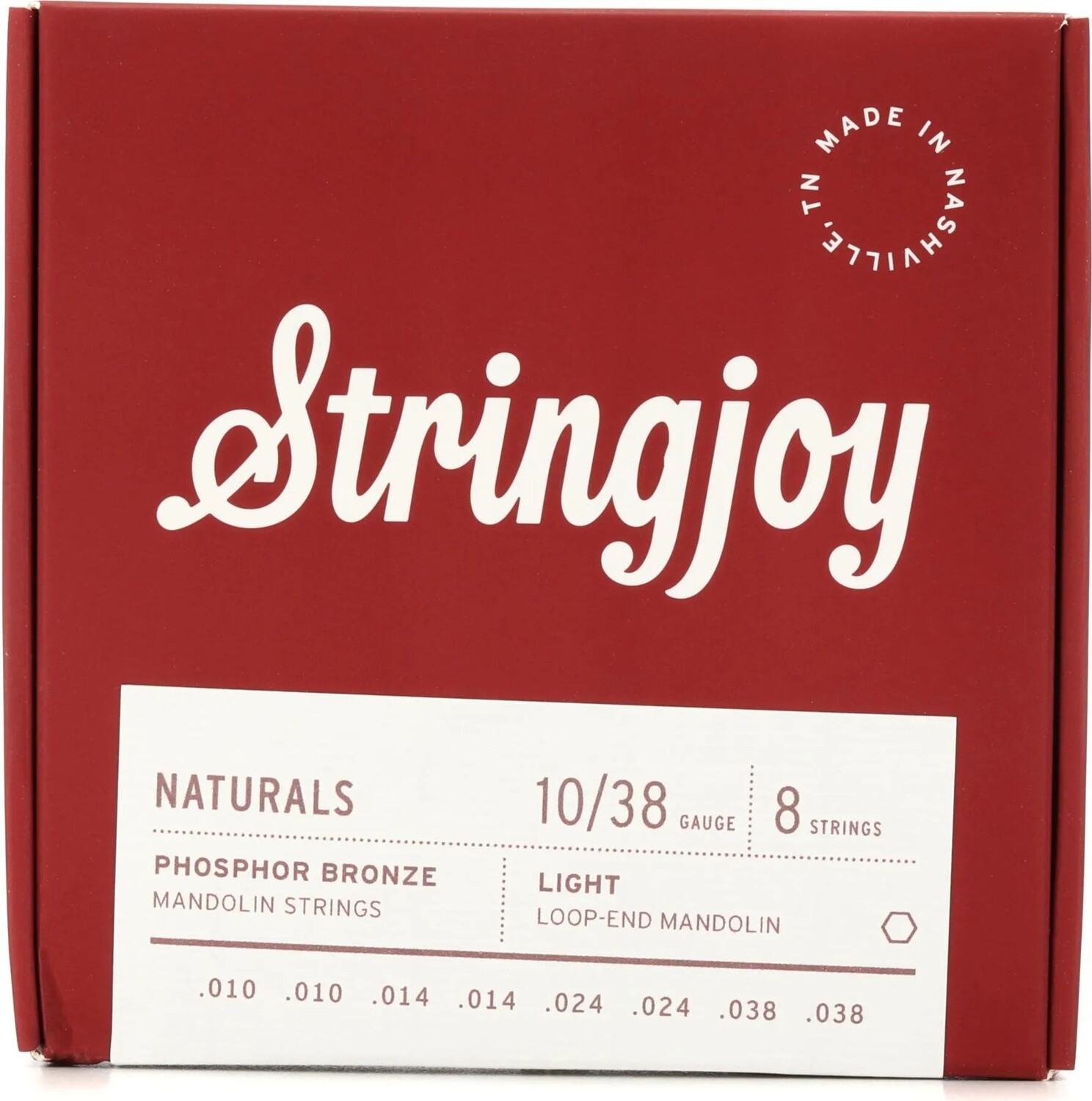 Новые струны для мандолины Stringjoy Naturals из фосфористой бронзы — .010 — .038, светлые
Новые струны для мандолины Stringjoy Naturals из фосфористой бронзы — .010 — .038, светлые
