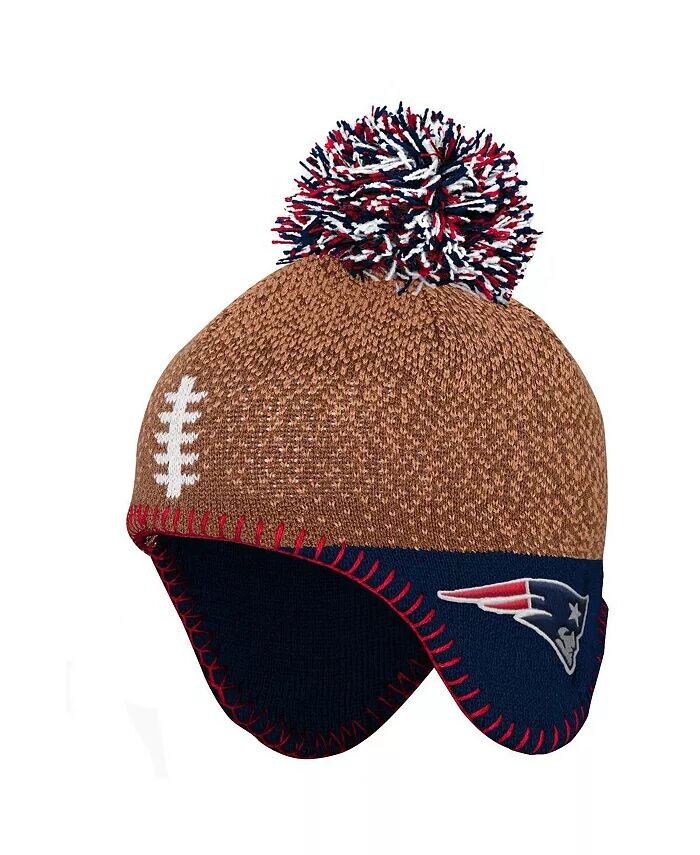 Коричневая вязаная шапка New England Patriots Football для мальчиков и девочек дошкольного возраста с помпоном Outerstuff, коричневый
Коричневая вязаная шапка New England Patriots Football для мальчиков и девочек дошкольного возраста с помпоном Outerstuff, коричневый