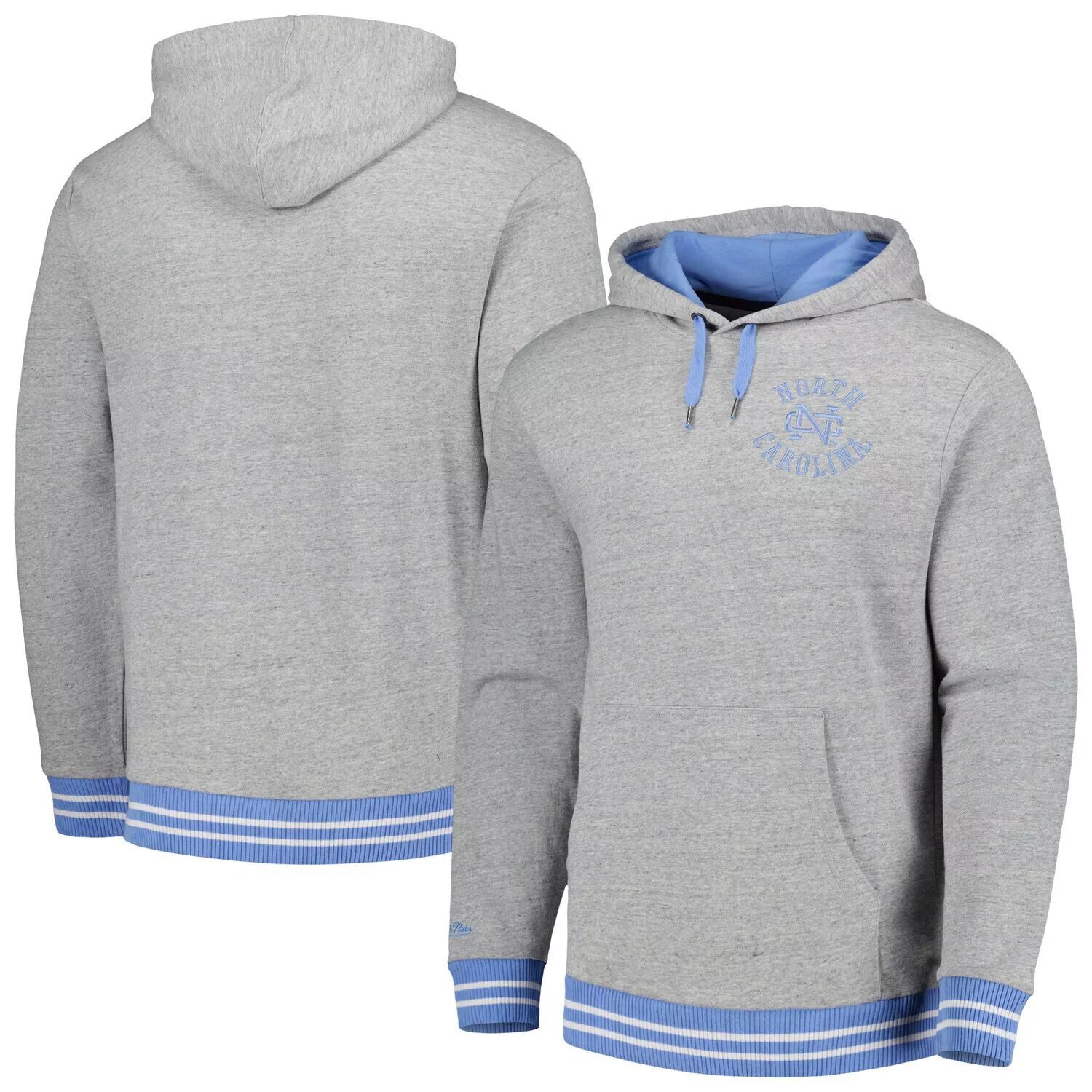 Мужской пуловер с капюшоном Mitchell & Ness Heather Grey North Carolina Tar Heels
Мужской пуловер с капюшоном Mitchell & Ness Heather Grey North Carolina Tar Heels