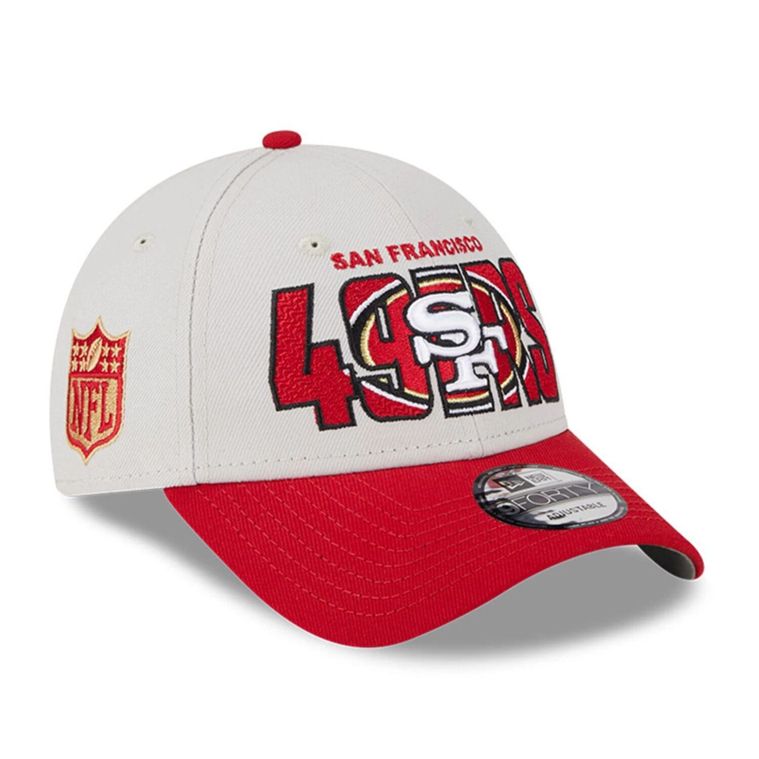Мужская регулируемая кепка New Era Stone/Scarlet San Francisco 49ers 2023 NFL Draft 9FORTY
Мужская регулируемая кепка New Era Stone/Scarlet San Francisco 49ers 2023 NFL Draft 9FORTY