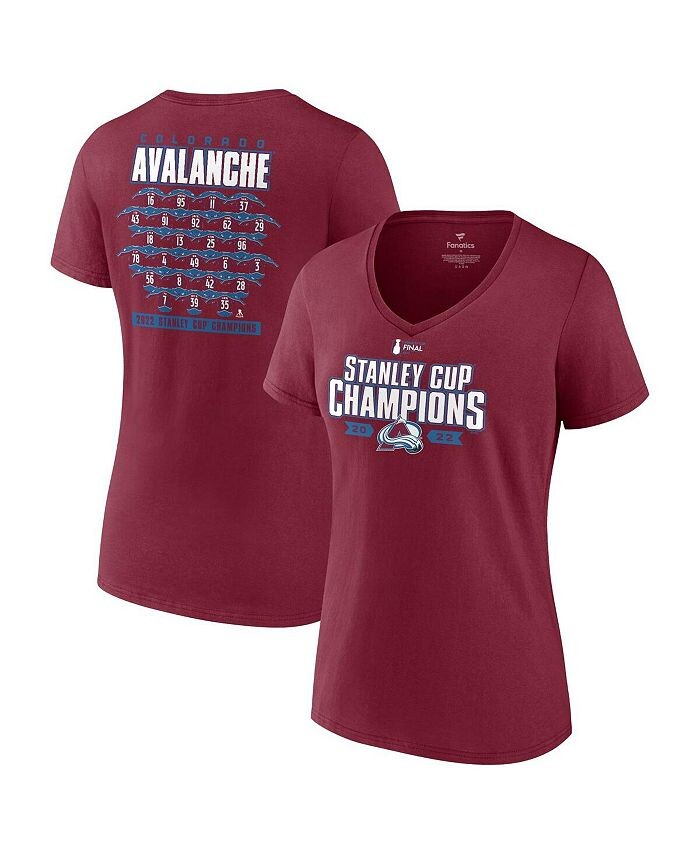 Женская фирменная бордовая футболка с v-образным вырезом Colorado Avalanche Чемпионов Кубка Стэнли 2022, плюс размер Fanatics, красный
Женская фирменная бордовая футболка с v-образным вырезом Colorado Avalanche Чемпионов Кубка Стэнли 2022, плюс размер Fanatics, красный