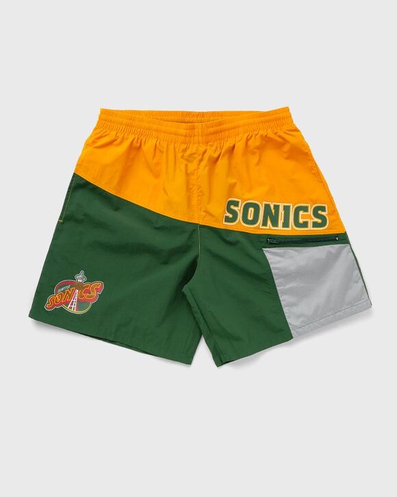 Шорты Mitchell & Ness Nba Nylon Utility Short Seattle Supersonics, цвет green / yellow
Шорты Mitchell & Ness Nba Nylon Utility Short Seattle Supersonics, цвет green / yellow