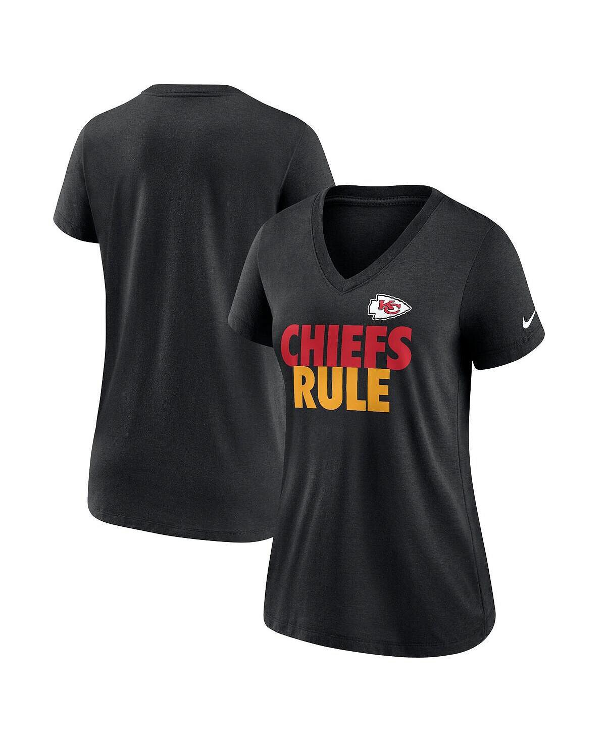 Черная женская футболка Kansas City Chiefs Hometown Collection Tri-Blend с v-образным вырезом Nike, черный
Черная женская футболка Kansas City Chiefs Hometown Collection Tri-Blend с v-образным вырезом Nike, черный