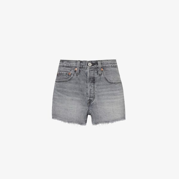 501 Original шорты из эластичного денима с эффектом потертости Levis, цвет hit the road bb short
501 Original шорты из эластичного денима с эффектом потертости Levis, цвет hit the road bb short