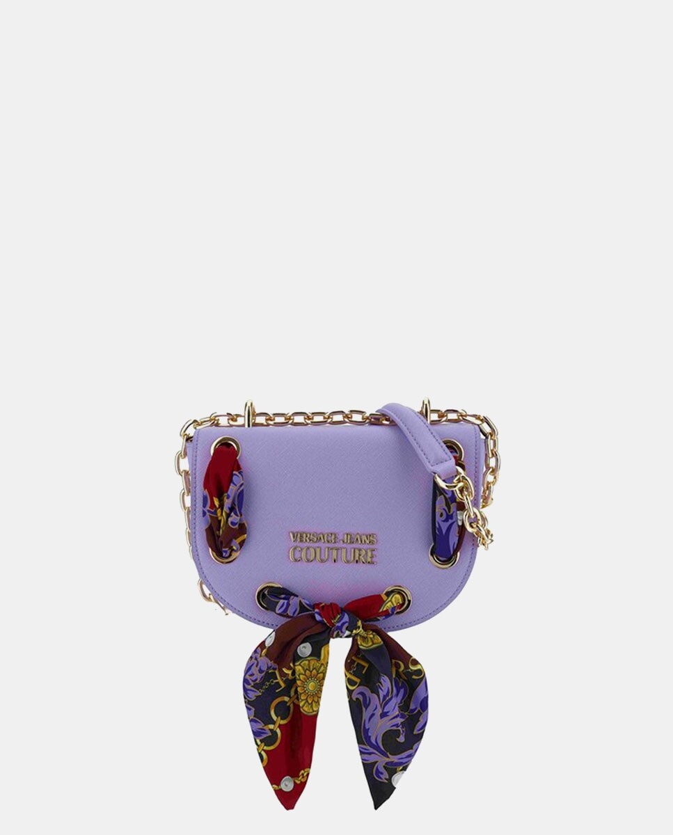 Сиреневая сумка через плечо с шарфом и клапаном Versace Jeans Couture, сиреневый
Сиреневая сумка через плечо с шарфом и клапаном Versace Jeans Couture, сиреневый