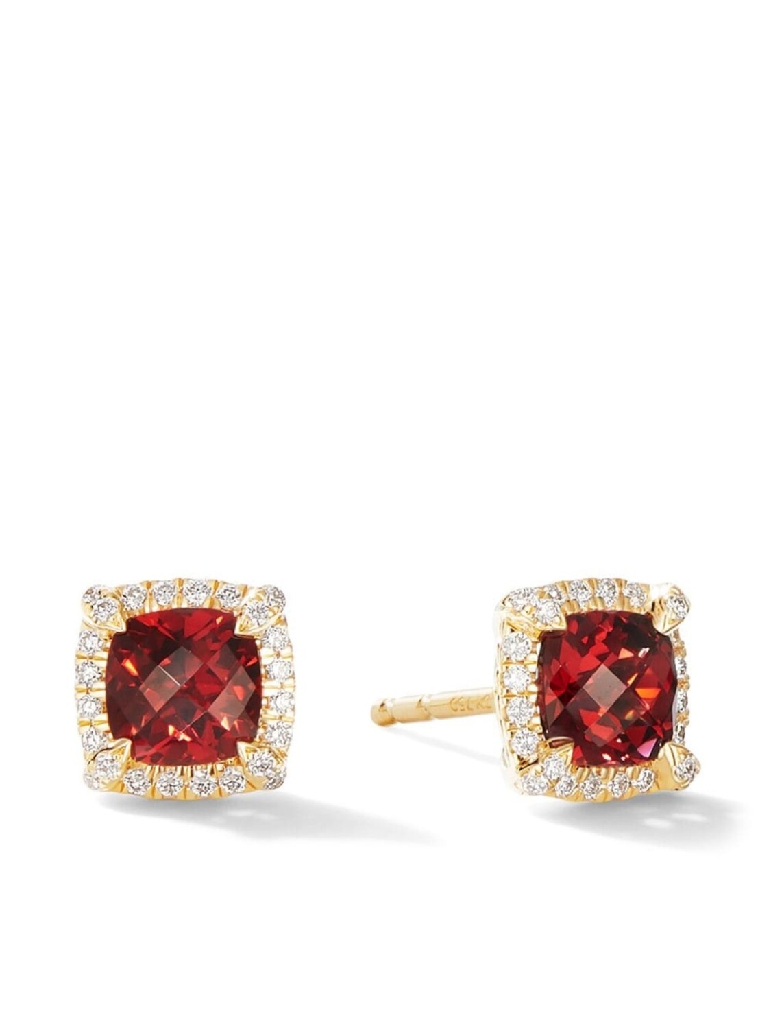 Серьги-гвоздики Chatelaine из желтого золота с бриллиантами и гранатами David Yurman, красный
Серьги-гвоздики Chatelaine из желтого золота с бриллиантами и гранатами David Yurman, красный