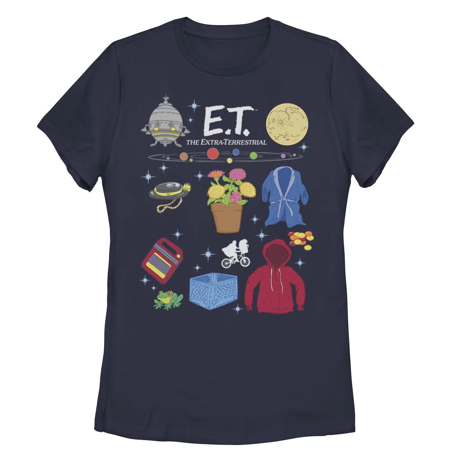 Юниоры E.T. Футболка с символическим реквизитом для фильмов и графикой Licensed Character
Юниоры E.T. Футболка с символическим реквизитом для фильмов и графикой Licensed Character