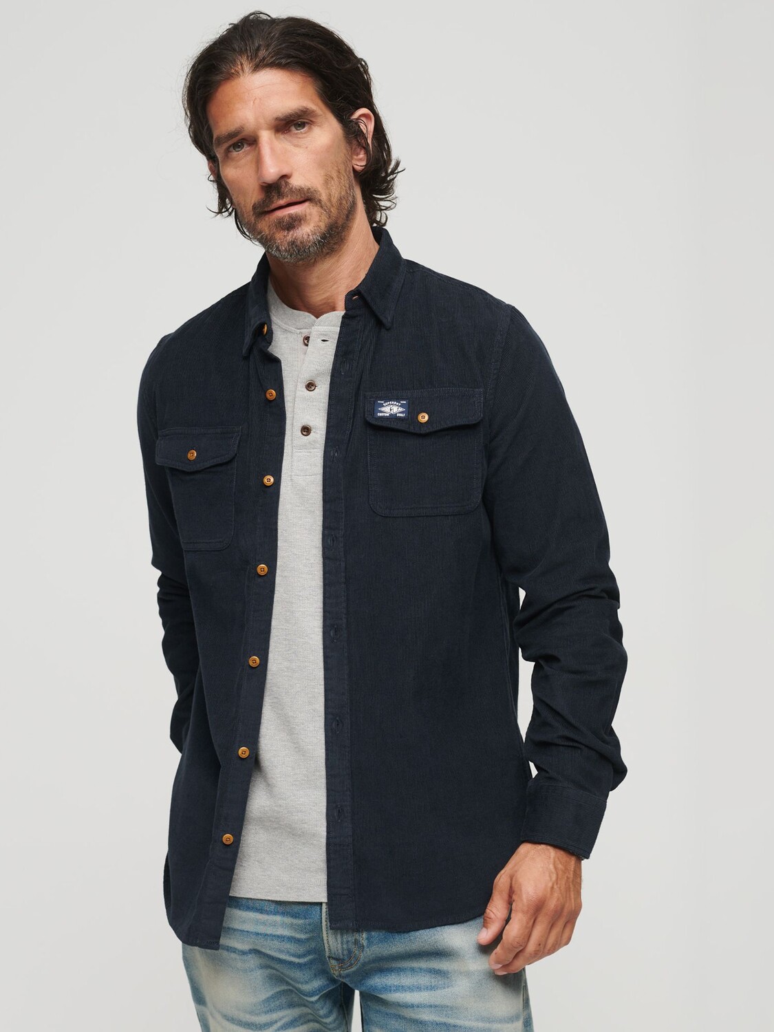 Вельветовая рубашка свободного кроя Trailsman Superdry, затмение темно-синий
Вельветовая рубашка свободного кроя Trailsman Superdry, затмение темно-синий