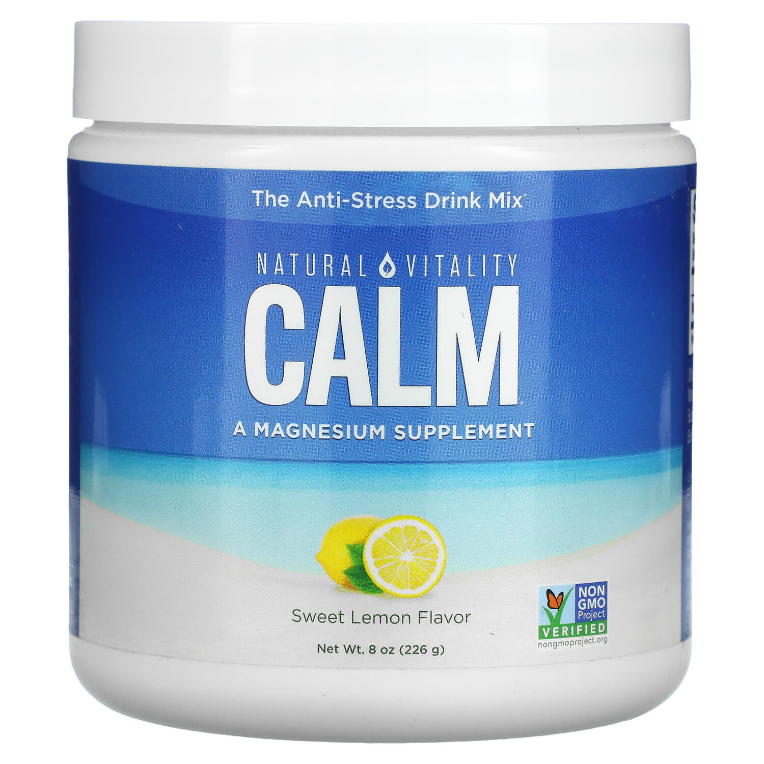 CALM, антистрессовая смесь для напитков, сладкий лимон, 226 г (8 унций), Natural Vitality
CALM, антистрессовая смесь для напитков, сладкий лимон, 226 г (8 унций), Natural Vitality