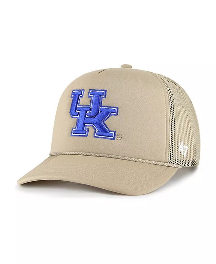 Мужская кепка цвета хаки Kentucky Wildcats из пенопласта с сетчатой передней частью Trucker Snapback '47 Brand, коричневый
Мужская кепка цвета хаки Kentucky Wildcats из пенопласта с сетчатой передней частью Trucker Snapback '47 Brand, коричневый