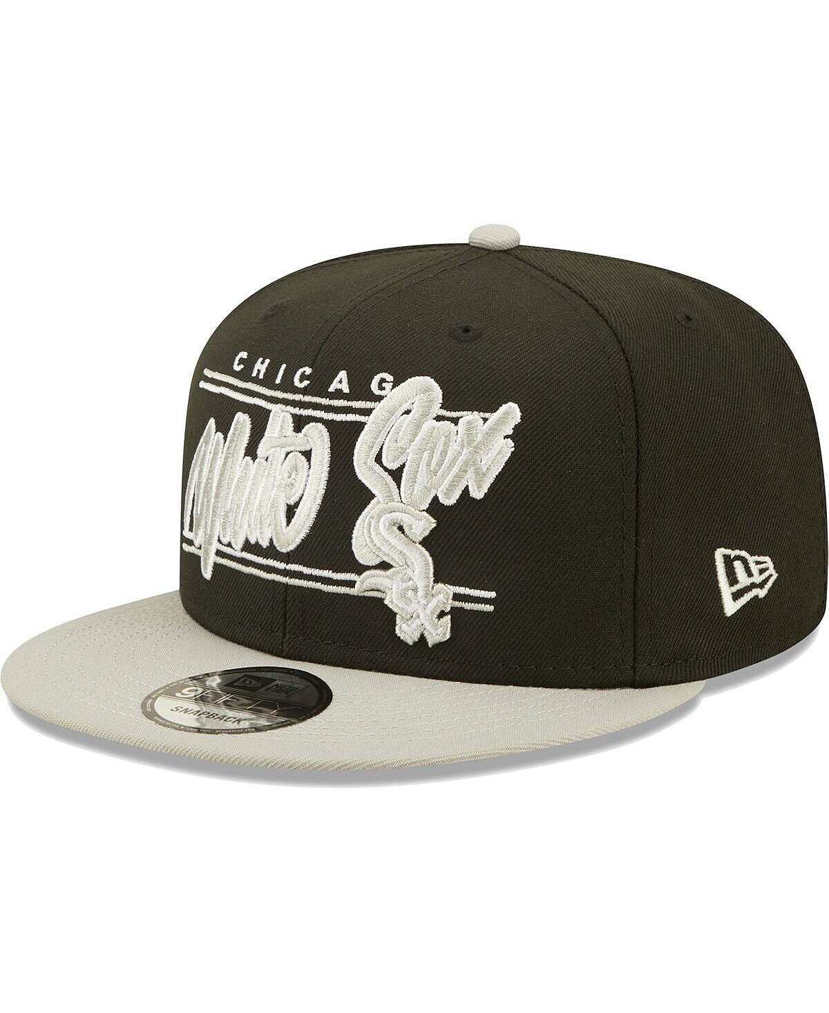 Мужская регулируемая бейсболка Snapback черного и серого цвета Chicago White Sox Team Script 9FIFTY New Era
Мужская регулируемая бейсболка Snapback черного и серого цвета Chicago White Sox Team Script 9FIFTY New Era