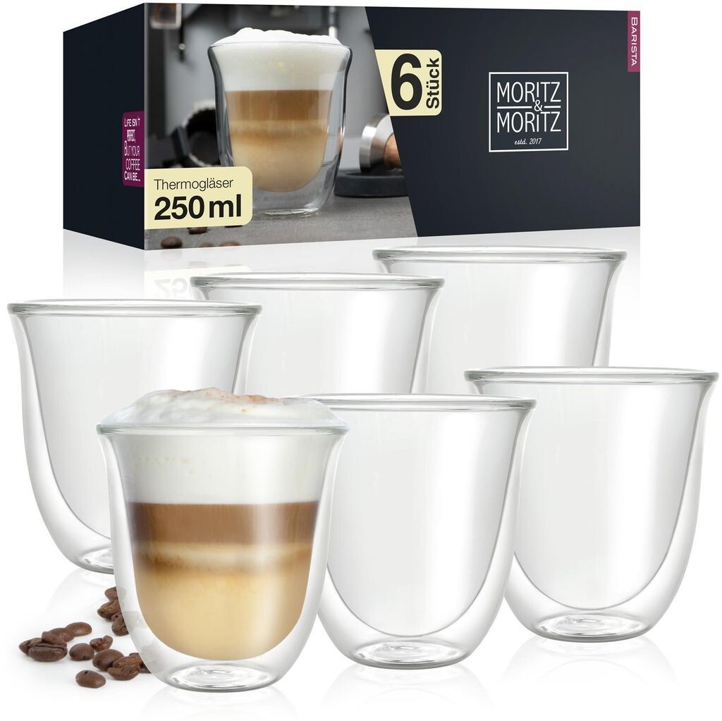 Moritz & Moritz Barista Napoli 6 термостаканов с двойными стенками по 250 мл iLP
Moritz & Moritz Barista Napoli 6 термостаканов с двойными стенками по 250 мл iLP