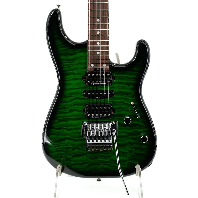 Электрогитара Charvel MJ San Dimas Style 1 HSH FR PF QM - Pau Ferro Fingerboard - Transparent Green Burst
Электрогитара Charvel MJ San Dimas Style 1 HSH FR PF QM - Pau Ferro Fingerboard - Transparent Green Burst