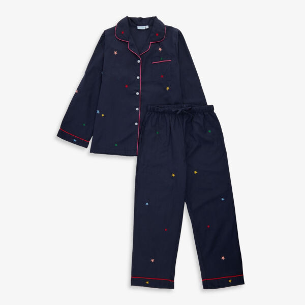 Пижамный комплект из хлопка и поплина с вышивкой звездами 2-9 лет Mini Lunn, синий
Пижамный комплект из хлопка и поплина с вышивкой звездами 2-9 лет Mini Lunn, синий